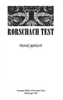 Book cover for Rorschach Test.