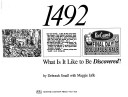 Book cover for 1492