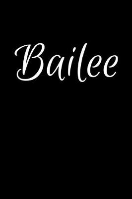 Book cover for Bailee