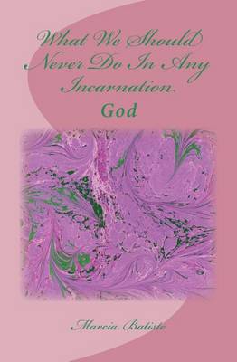 Book cover for What We Should Never Do In Any Incarnation