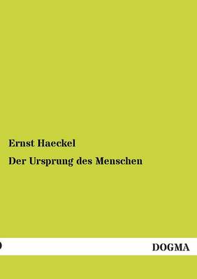 Book cover for Der Ursprung Des Menschen