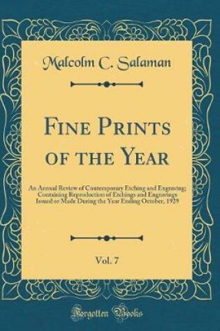 Cover of Fine Prints of the Year, Vol. 7