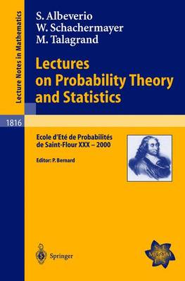 Book cover for Lectures on Probability Theory and Statistics
