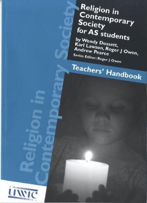 Book cover for Religion in Contemporary Society for AS Students - Teachers' Handbook