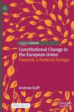 Cover of Constitutional Change in the European Union