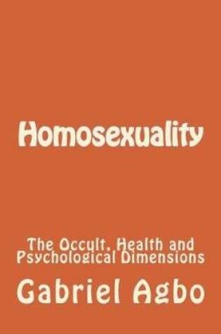 Cover of Homosexuality