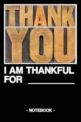 Book cover for Thank You - I Am Thankful for