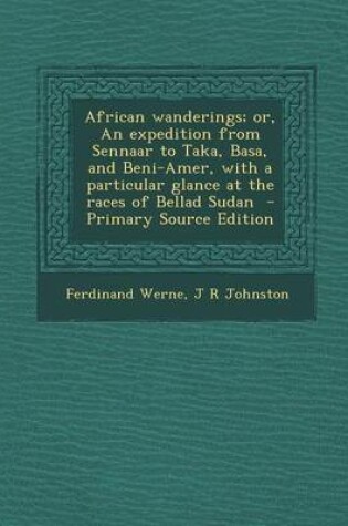 Cover of African Wanderings; Or, an Expedition from Sennaar to Taka, Basa, and Beni-Amer, with a Particular Glance at the Races of Bellad Sudan - Primary Source Edition