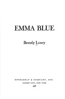 Book cover for Emma Blue