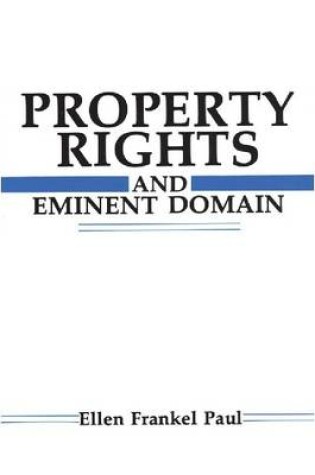 Cover of Property Rights and Eminent Domain