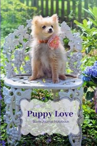 Cover of Puppy Love Blank Journal Notebook