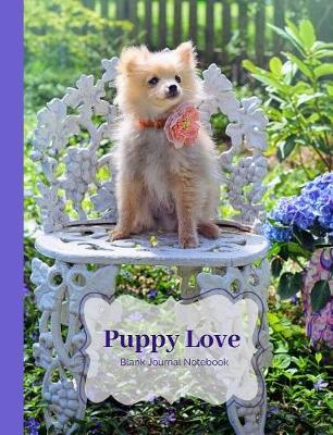 Book cover for Puppy Love Blank Journal Notebook