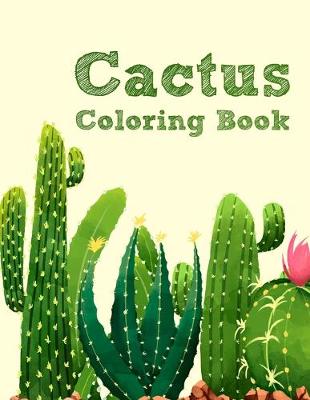 Book cover for Cactus Coloring Book for Adults