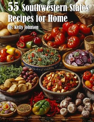 Book cover for 55 Southwestern States Recipes for Home