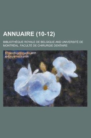 Cover of Annuaire (10-12 )