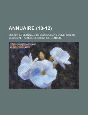 Book cover for Annuaire (10-12 )