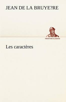 Book cover for Les caractères