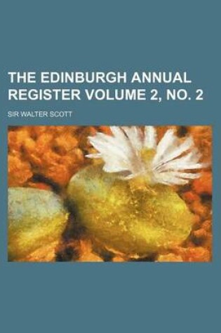 Cover of The Edinburgh Annual Register Volume 2, No. 2