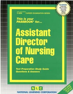 Book cover for Assistant Director of Nursing Care