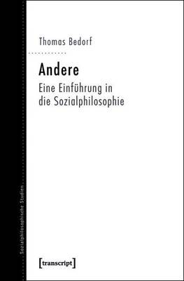 Book cover for Andere: Eine Einfuhrung in Die Sozialphilosophie
