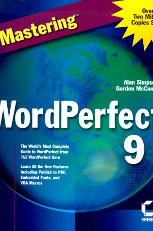 Cover of Mastering Corel WordPerfect 9