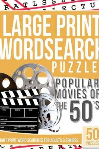 Cover of Large Print Wordsearches Puzzles Popular Movies of the 50s
