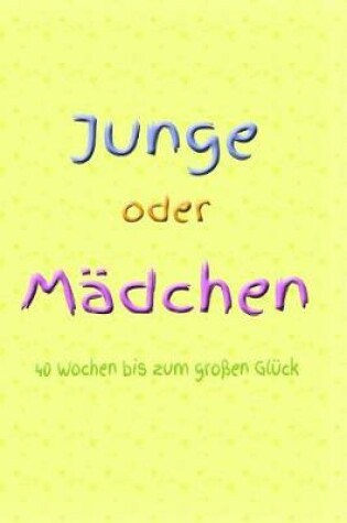 Cover of Junge Oder M