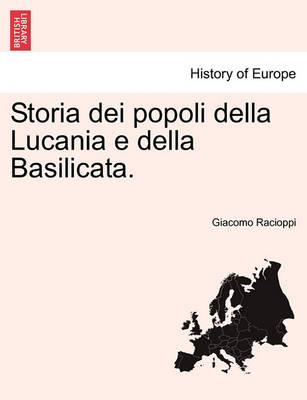 Book cover for Storia Dei Popoli Della Lucania E Della Basilicata.