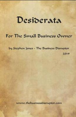 Book cover for Desiderata for the Small Business Owner