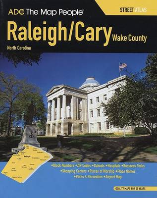 Cover of Raleigh/Cary, Wake County North Carolina Street Atlas