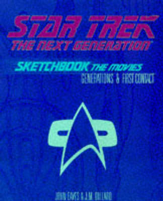 Book cover for "Star Trek TNG" Sketchbook