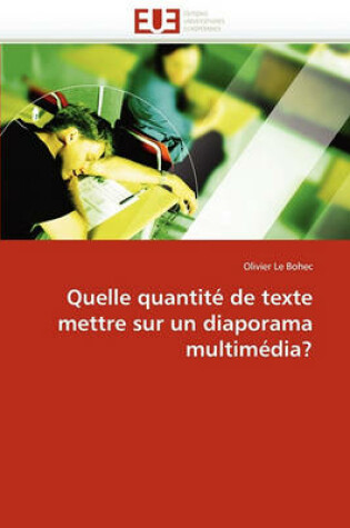 Cover of Quelle Quantit  de Texte Mettre Sur Un Diaporama Multim dia?