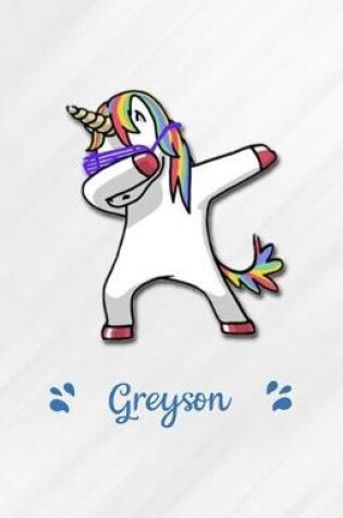 Cover of Greyson A5 Lined Notebook 110 Pages