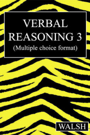 Cover of Verbal Reasoning 3