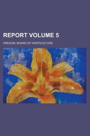 Cover of Report Volume 5