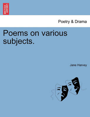 Book cover for Poems on Various Subjects.