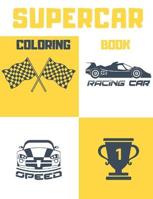 Cover of Supercar Coloring Book