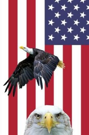 Cover of Eagle American Flag USA Journal Notebook