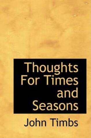 Cover of Thoughts for Times and Seasons