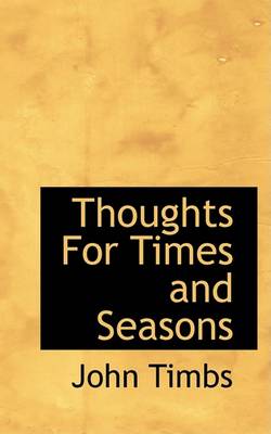 Book cover for Thoughts for Times and Seasons