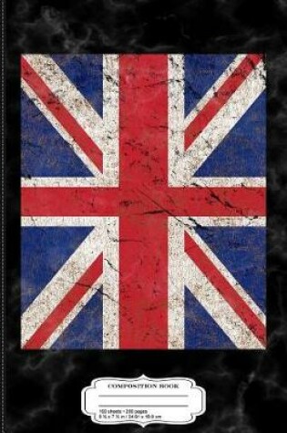 Cover of Vintage Union Jack Flag Composition Notebook