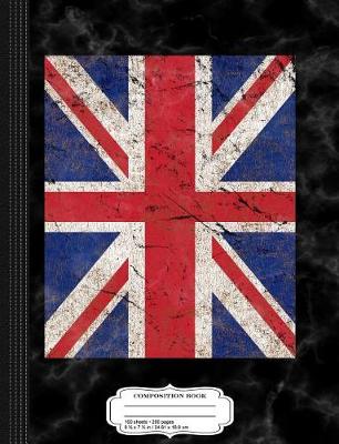 Book cover for Vintage Union Jack Flag Composition Notebook