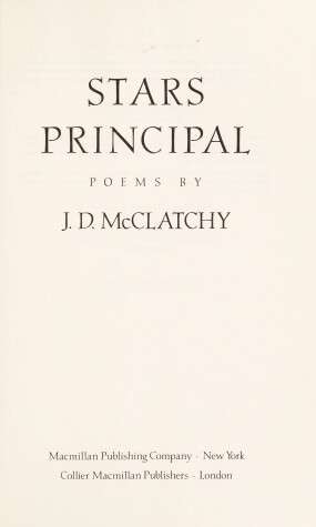 Book cover for Stars Principal