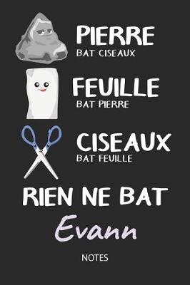 Book cover for Rien ne bat Evann - Notes