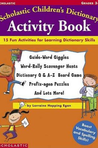 Cover of Scholastic Children's Dictionary Activity Book