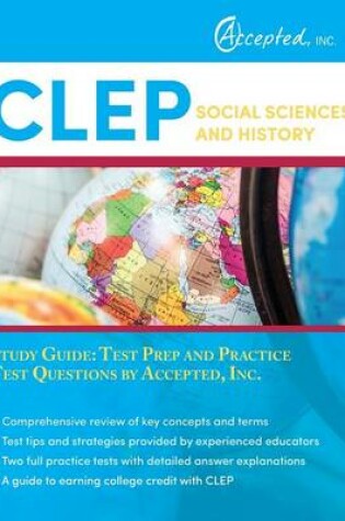 Cover of CLEP Social Sciences and History Study Guide