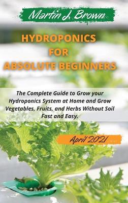 Book cover for hydroponics for absolute beginners