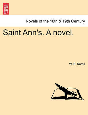 Book cover for Saint Ann's. a Novel.