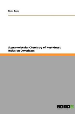 Cover of Supramolecular Chemistry of Host-Guest Inclusion Complexes