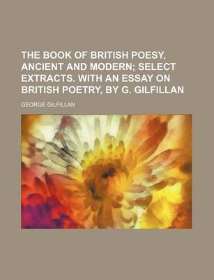Book cover for The Book of British Poesy, Ancient and Modern